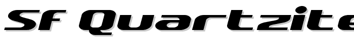SF Quartzite Extended Italic font